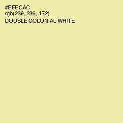 #EFECAC - Double Colonial White Color Image